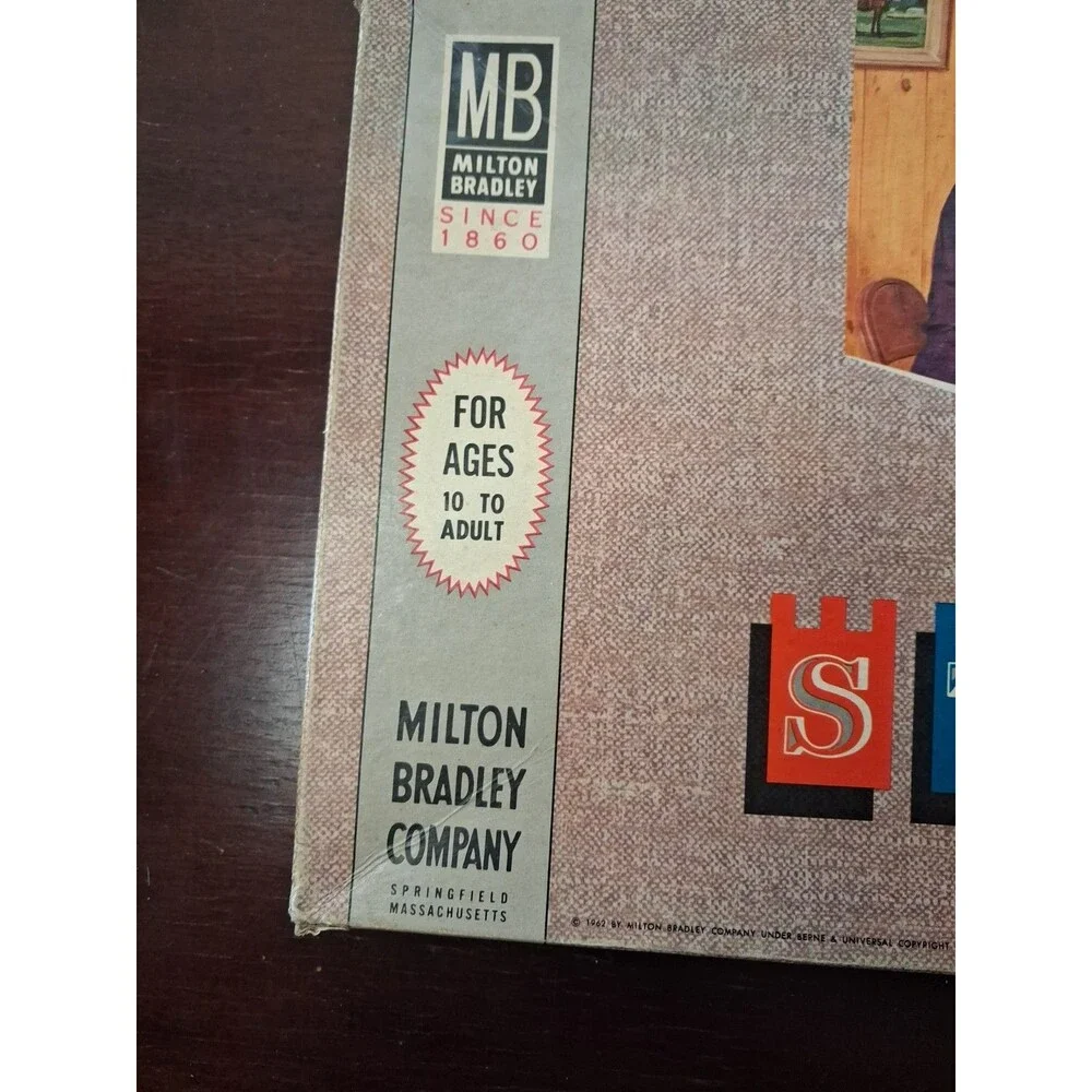 Vintage 1962 Stratego Board Game  Milton Bradley complete